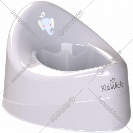 Горшок детский «Kidwick» Ракушка, KW030401, серый