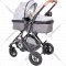 Детская коляска «Lorelli» Sena 3в1 Grey Squared 2021, 10021612100