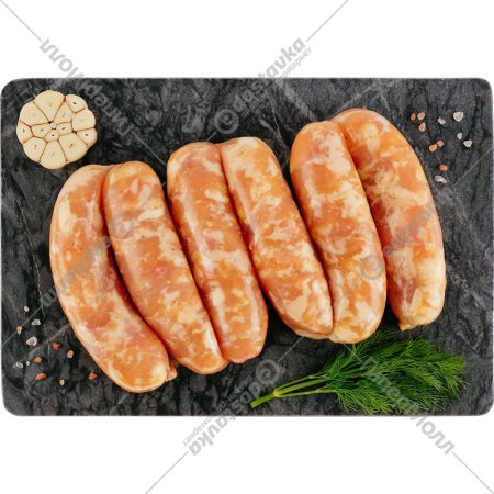 Колбаски из мяса птицы «Озерецкие» охлажденные, 1 кг, фасовка 0.6 - 0.7 кг