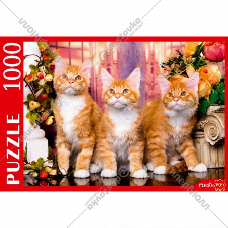 Пазл «Рыжий кот» Рыжие. Мейн-куны, ШТП1000-1475, 1000 элементов