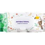 Влажные салфетки антибактериальные, 156 шт