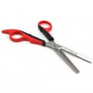 Ножницы парикмахерские «Mizuka» PBS-STU3765528 5.5 28, филировочные, черный+красный