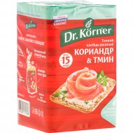 Хлебцы хрустящие «Dr. Korner» ржаные, с кориандром и тмином, 100 г