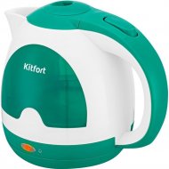 Электрочайник «Kitfort» КТ-6607-2, белый/зеленый