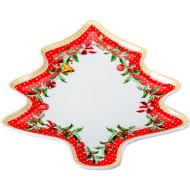 Тарелка Елка новогодняя RN10228-Z145, 23 см