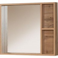 Шкаф для ванной «Акваль» Лофт 80, В2.4.04.8.0.0, с зеркалом