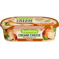 Сыр творожный «Bonfesto» Кремчиз, с наполнителем грибы, 65%, 140 г