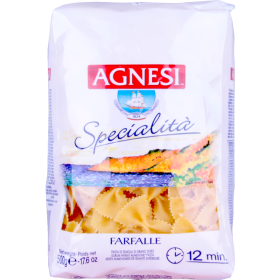 Ма­ка­рон­ные из­де­лия «Agnesi» Farfalle, 500 г