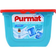 Капсулы для стирки «Purmat» 3 in 1, Ozean, 52 шт