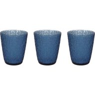 Набор стаканов «Tognana» Glass, Blue, N3585J70BLU, синий, 280 мл, 3 шт