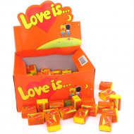 Жевательная резинка «Love is…» со вкусом ананаса и апельсина, 4.2 г