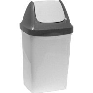 Контейнер для мусора «Idea» Свинг, М2463, мраморный, 25 л