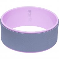 Колесо для йоги «Starfit» YW-101, серо-розовый, 32 см