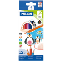

Карандаши "MILAN" (12цв,треугольн.)ЕС