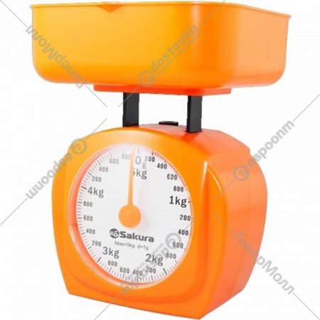 Кухонные весы «Sakura» SA-6017A, оранжевый