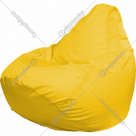 Бескаркасное кресло «Flagman» Груша Макси Г2.1-07, желтый