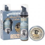 Набор косметики «Reuzel» Beard Try Me Kit 25%, бальзам и пена для бороды