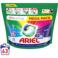 Капсулы для стирки «Ariel» All in 1 Color, 63 шт