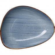 Тарелка «AksHome» Vital 3, синий, 26 х 20 х 2.5 см