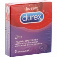 Презервативы «Durex» Elite сверхтонкие, 3 шт.