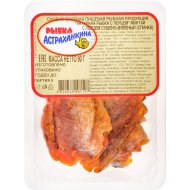 Минтай сушено-вя­ле­ный «Астра­хан­ки­на рыбка» Ян­тар­ная рыбка с перцем, 90г