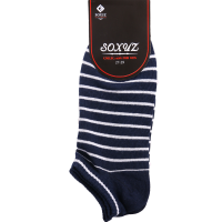 

Носки муж"SOXUZ"(302-short)син.с бел.пол