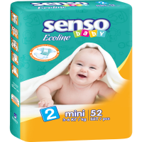 

Подгузники "SENSO BABY ECOLINE" 2-52шт