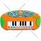 Игрушечное пианино «Азбукварик» Любимые песенки, 3119А, оранжевый