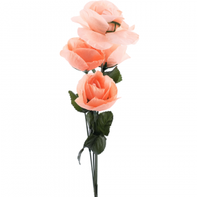 Цветок ис­кус­ствен­ный роза, 38 см, арт.Е190