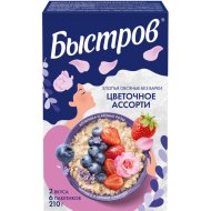 Хлопья овсяные«БЫСТРОВ»(цвет. ассор)210г