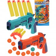 Пистолет игрушечный «Рыжий кот» Точная цель, пули мягкие, 2311992, 41x21.5 см