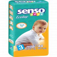Подгузники «Senso» Baby Ecoline размер 3, 4-9 кг, 44 шт.
