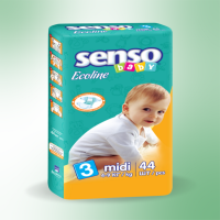 

Подгузники "SENSO BABY ECOLINE" 3-44шт