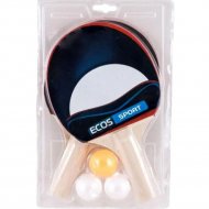 Набор для пинг-понга «Ecos» R323135, PPS-01, 2 ракетки + 3 мячика