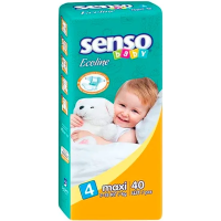 

Подгузники "SENSO BABY ECOLINE" 4-40шт