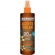 Солнцезащитное средство «Agrado» SPF 20, 250 мл