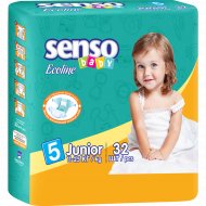 Подгузники «Senso Baby Ecoline» размер 5, 32 шт