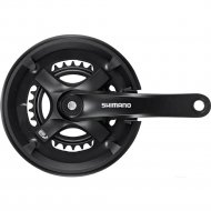 Система шатунов для велосипеда «Shimano» Tourney TY501, EFCTY5012E60CLB, black, 175 мм