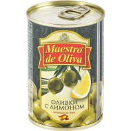 Оливки «Maestro de Oliva» с лимоном, 280 г