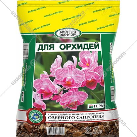 Грунт «Гера» Био, для орхидей, с гуматом калия и макроэлиментам, 2.5 л