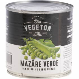 Го­ро­шек зе­лё­ный конcер­ви­ро­ван­ный «Don Vegeton» 420 г