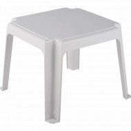 Кофейный столик садовый «Ellastik Plast» Элластик 45x45x38, белый