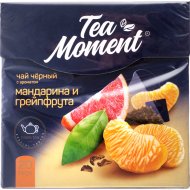 Чай черный «Tea Moment» мандарин и грейпфрут, 20х1.8 г