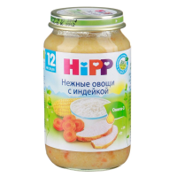 

ДП "ХИПП" (нежн.овощи,индейка)Венгр.220г