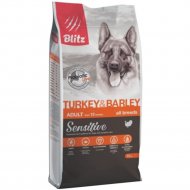 Корм для собак «Blitz» Adult Turkey&Barley, 4209, полнорационный, 15 кг