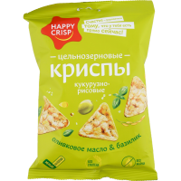 

Криспы ц/з"HAPPY CRISP"(Олив.мас/баз)50г