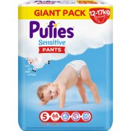 Подгузники-трусики детские «Pufies» Sensitive, размер 5, 12-17 кг, 66 шт