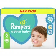 Подгузники детские «Pampers» Active Baby, Размер 6, 13-18 кг, 44 шт
