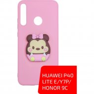 Чехол «Volare Rosso» с попсокетом, для Huawei P40 lite E/Y7p/Honor 9c, розовый/Минни маус