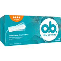 

Тампоны "O.b"(про комфорт супер) 16шт